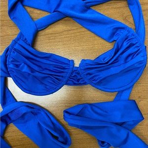 Inamorata Lucianca Underwire Bikini Top Large AZURE